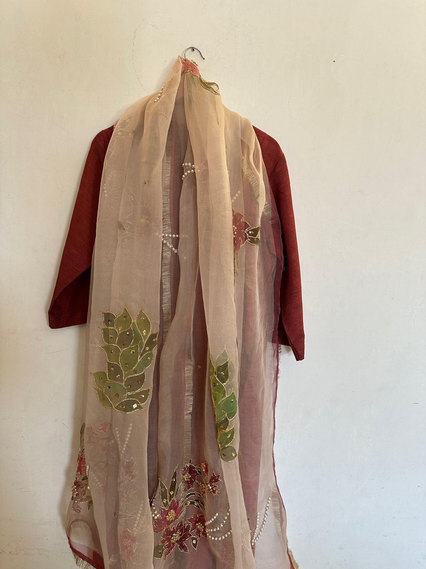 Mahroon cherry blossoms